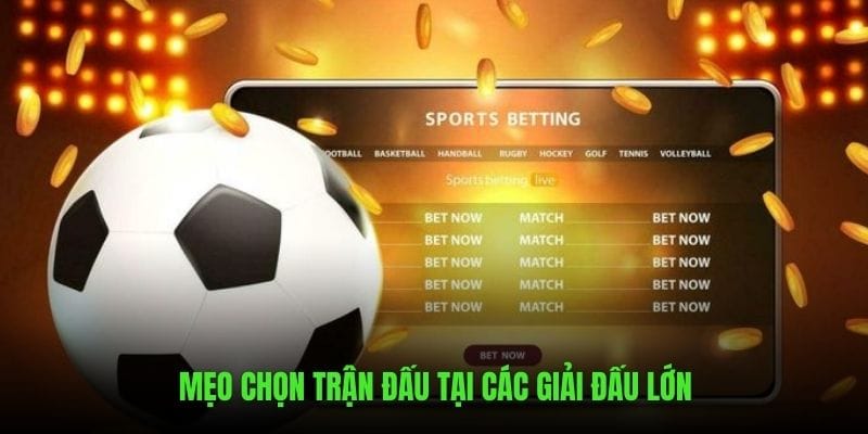Bật mí những mẹo khi chọn giải đấu lớn đặt cược