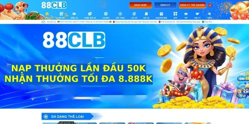Người chơi nạp thưởng lần đầu có thể nhận đến 8.888K